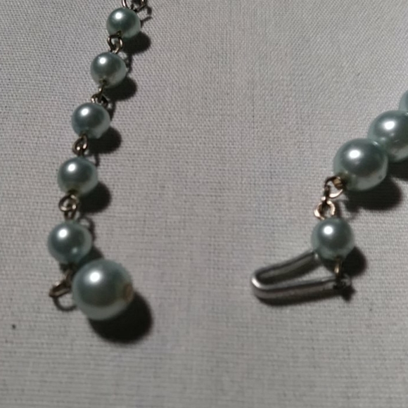 Baby Blue Large Bead Necklace - Picture 5 of 5